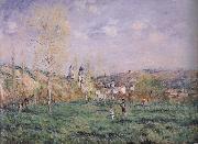Claude Monet Springtime in Vetheuil Sweden oil painting artist